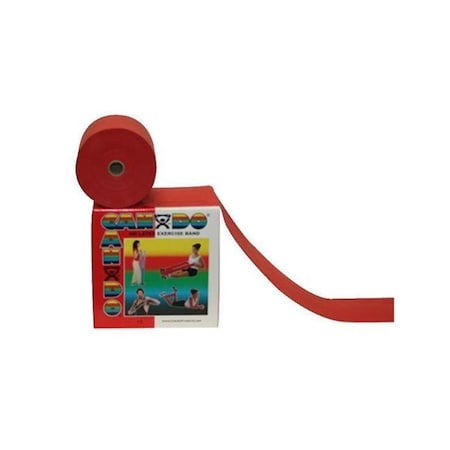 School Specialty School Specialty 020422 No-Latex Light Resistance Band; Red 50 Yards 20422